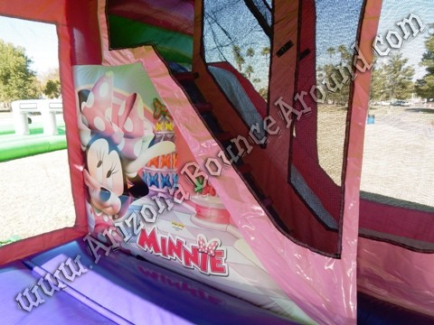 Minnie Mouse Bounce House Rentals with slide
